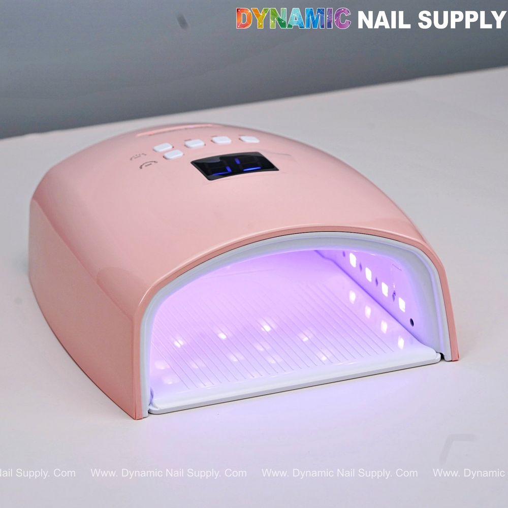 strawberry pink cordless LED UV lamp - 5