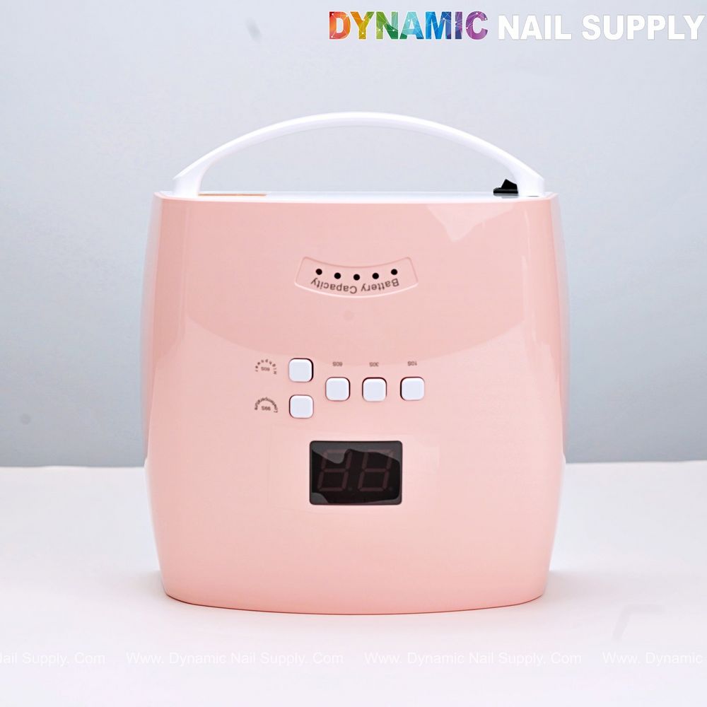 strawberry pink cordless LED UV lamp - 6