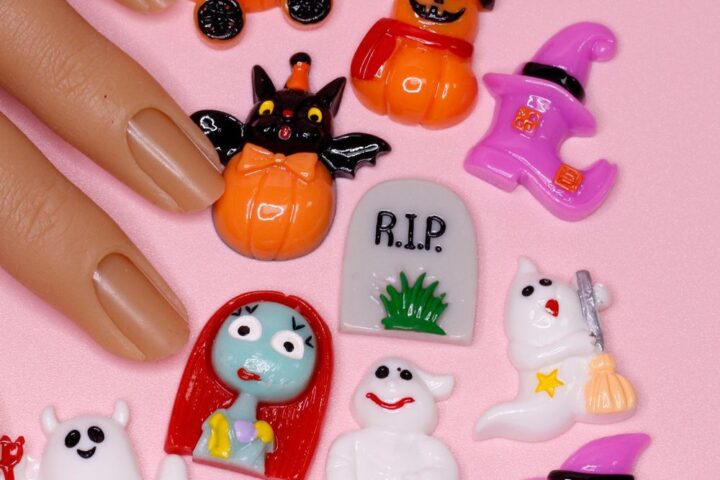 Cute Halloween Nail Charms for Salon Workflow