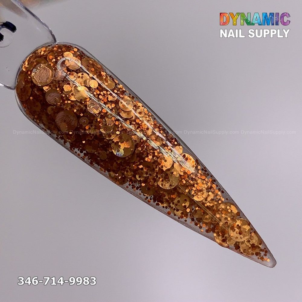 Pumpkin spice glitter acrylic jar - 4