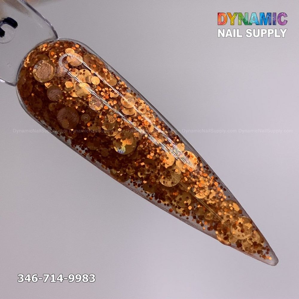 Pumpkin spice glitter acrylic jar - 5